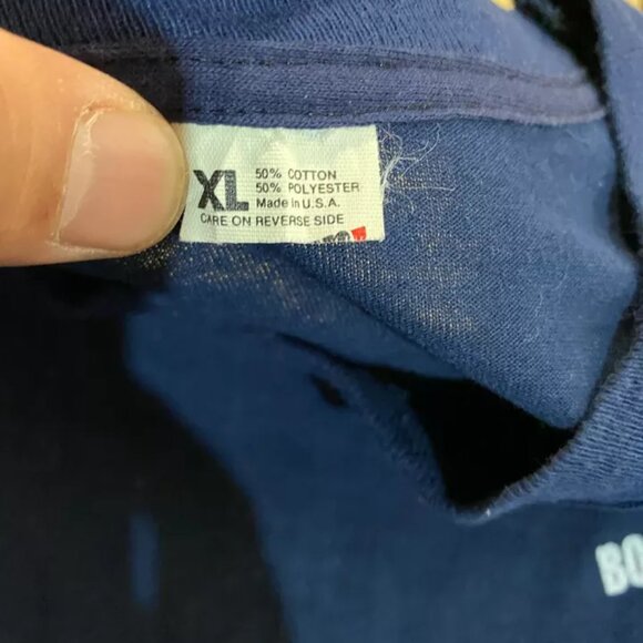 Vintage Screen Stars Shirt Men XL Blue Bourbon Street New Orleans Single Stitch - Picture 4 of 6